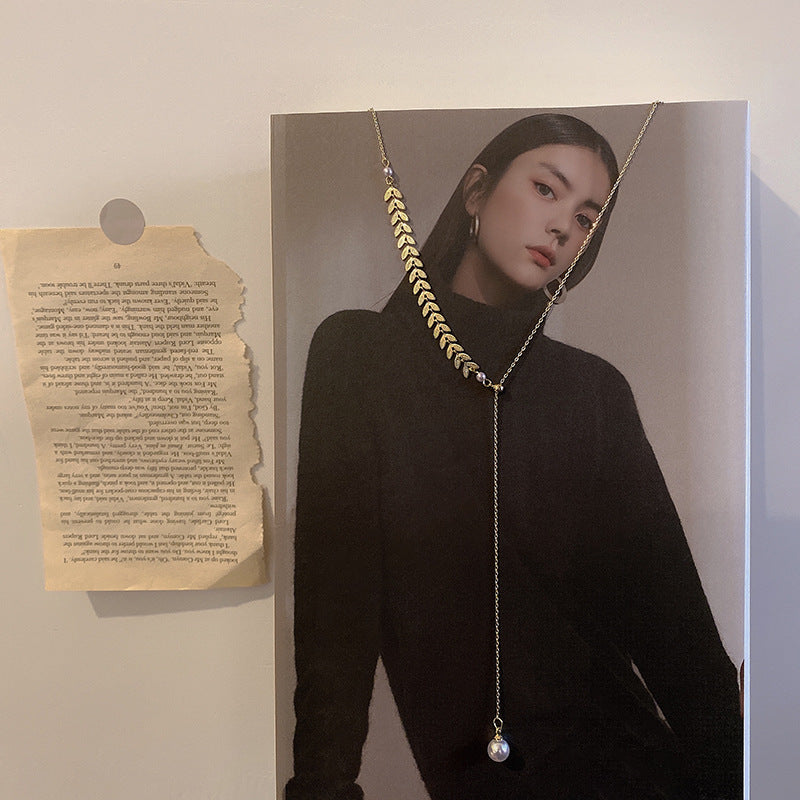 Wheat Ear Clavicle Chain - Essential Jewel