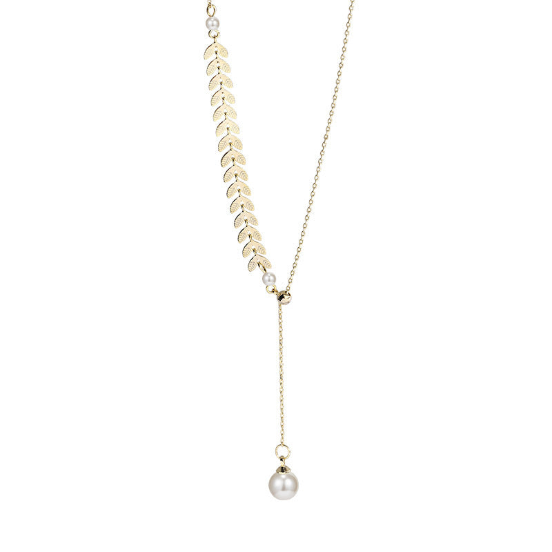 Wheat Ear Clavicle Chain - Essential Jewel