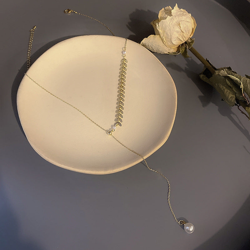 Wheat Ear Clavicle Chain - Essential Jewel