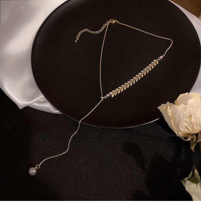 Wheat Ear Clavicle Chain - Essential Jewel