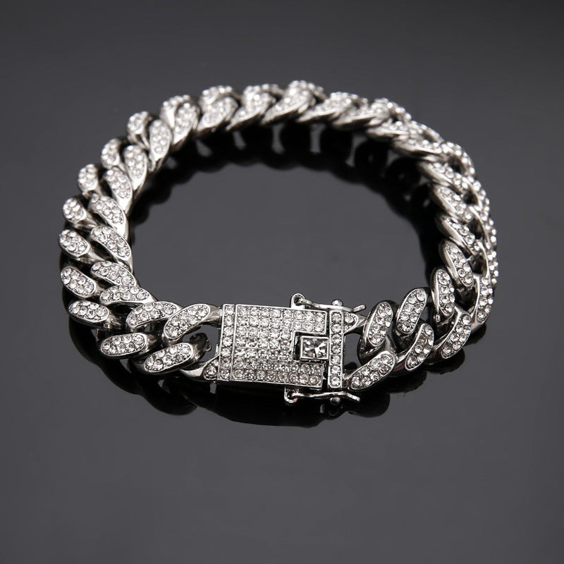 Diamond Cuban Bracelet - Essential Jewel